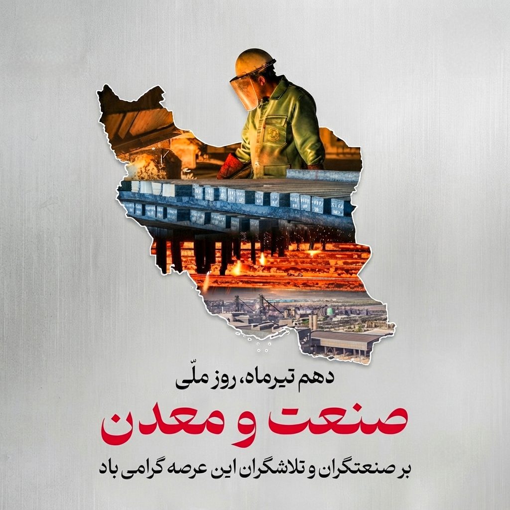 پیام مدیرعامل شرکت آهن و فولاد ارفع جهت گرامیداشت روز ملی صنعت و معدن