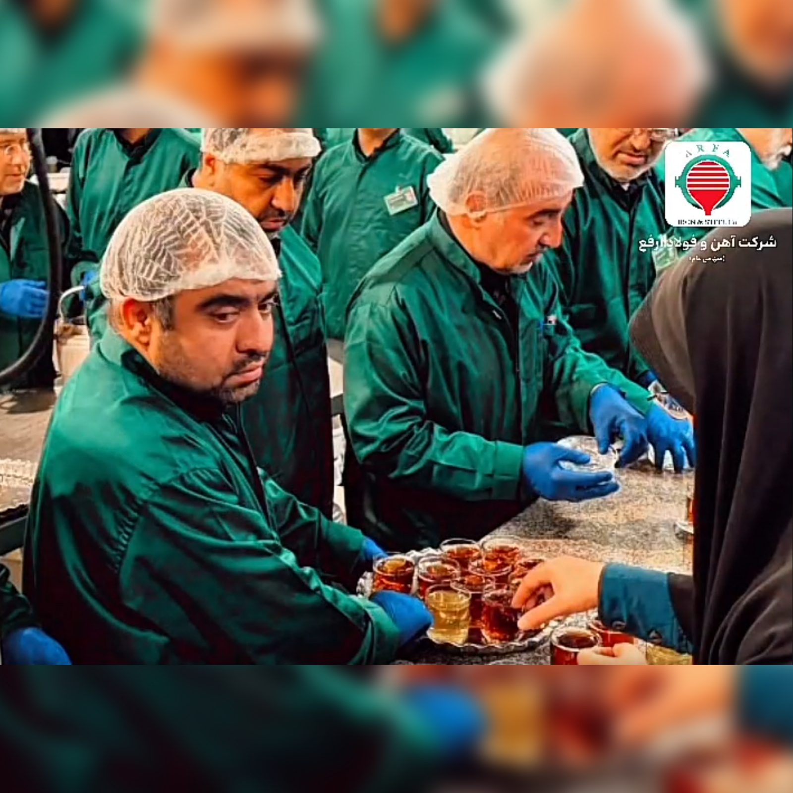 افتخار خادمی مهندس حسن اصغرزاده، مدیرعامل شرکت آهن و فولاد ارفع